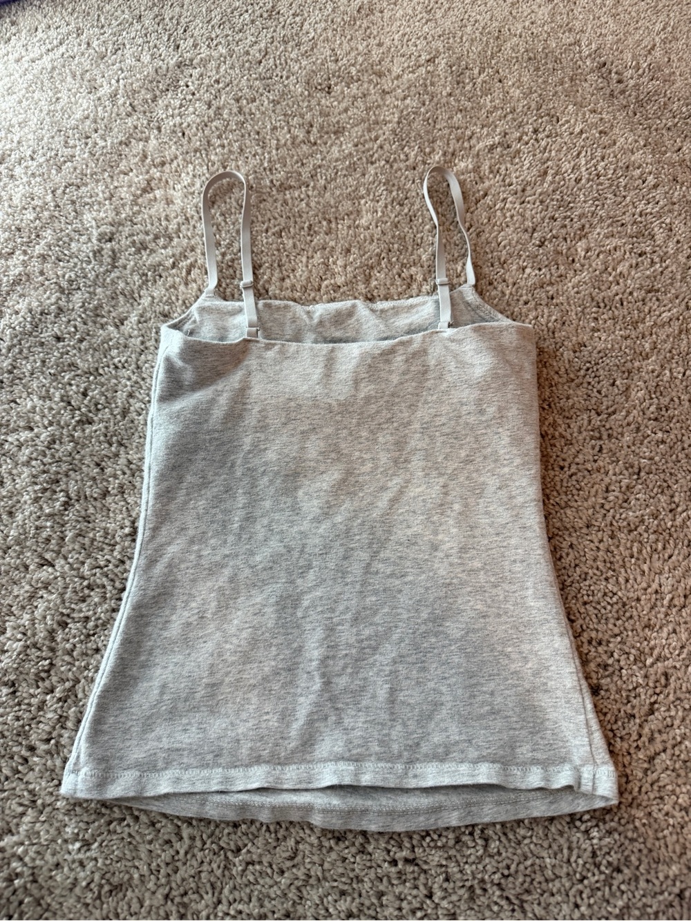 SKIMS Women's Light Gray Slim Fit Cami with Adjustable Straps - Picture 4 of 4